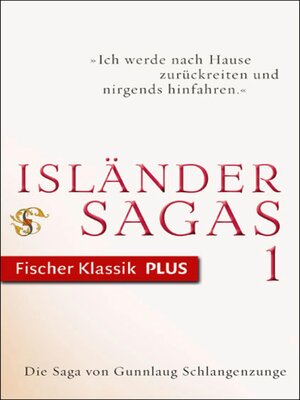 cover image of Die Saga von Gunnlaug Schlangenzunge